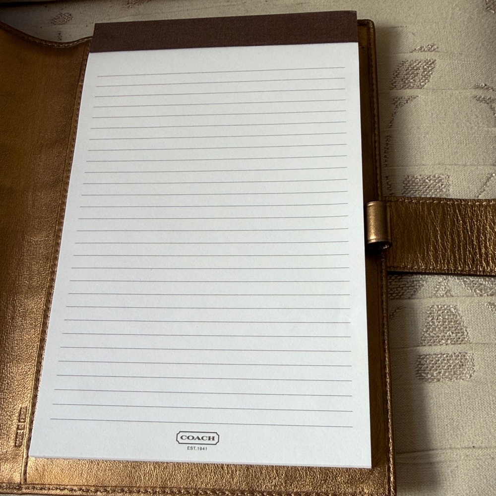 RARE Coach Legacy stripe agenda planner notebook cover NO PEN - Picture 9 of 9